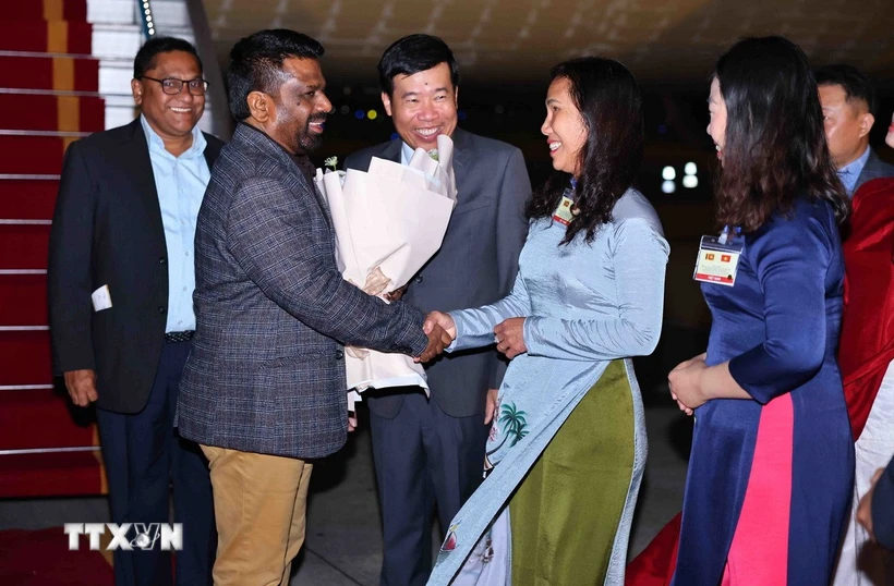 Tổng thống Sri Lanka Kumara Dissanayaka bắt đầu thăm cấp Nhà nước đến Việt Nam