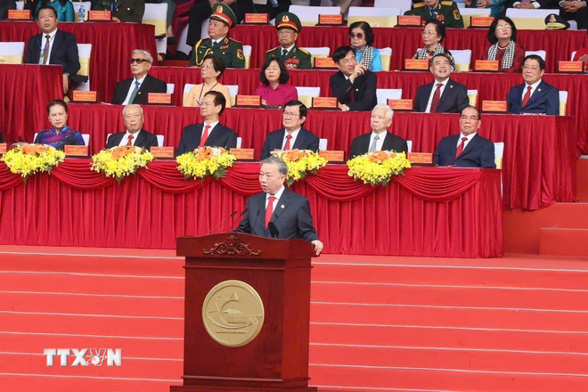 Diễn văn của Tổng Bí thư Tô Lâm tại Lễ kỷ niệm 50 năm thống nhất đất nước