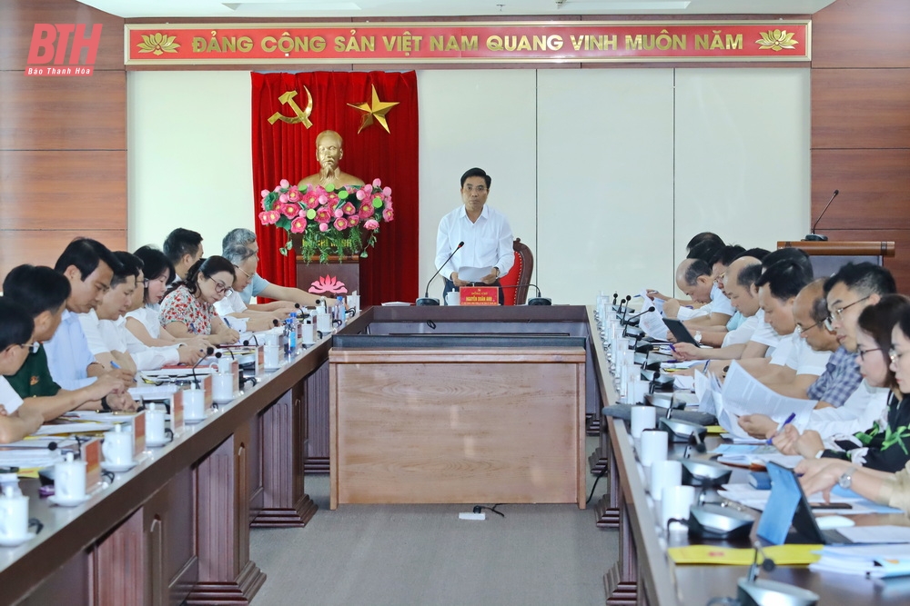 Bí thư Tỉnh ủy Nguyễn Doãn Anh làm m88 trang chủ với TP Thanh Hóa về chuẩn bị kết thúc đơn vị hành chính cấp huyện