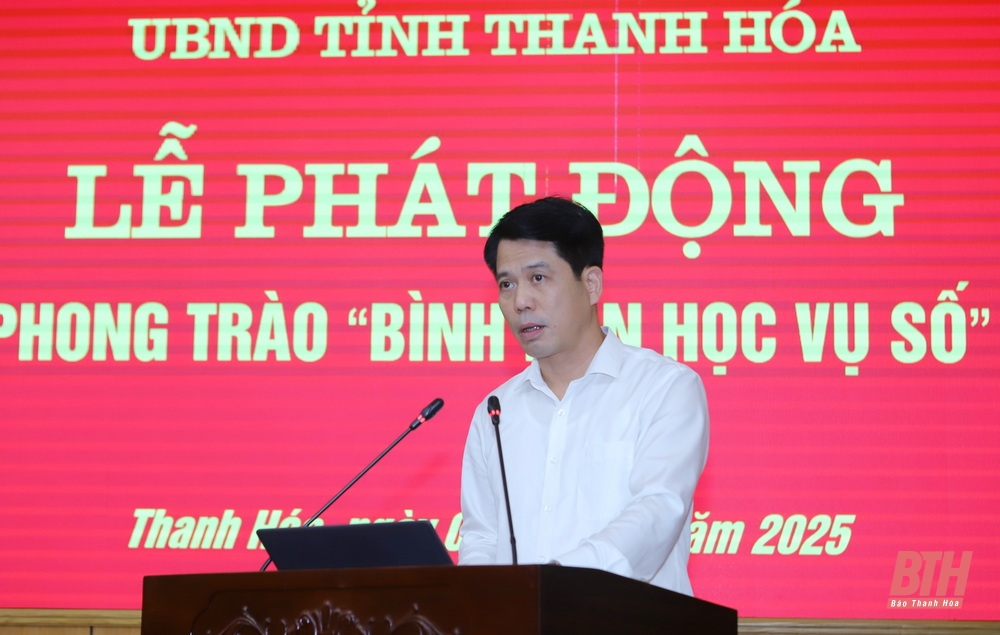 Thanh Hóa phát động phong trào “Bình dân học vụ số”