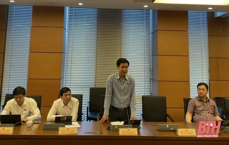 Đoàn ĐBQH tỉnh Thanh Hóa tham gia góp ý về các dự án Luật