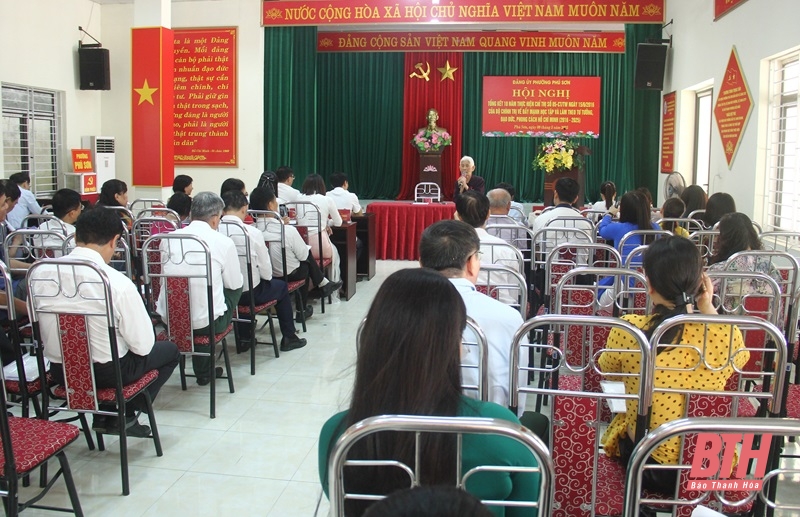 Phường Phú m88 trang chủ tổng kết 10 năm thực hiện Chỉ thị số 05-CT/TW