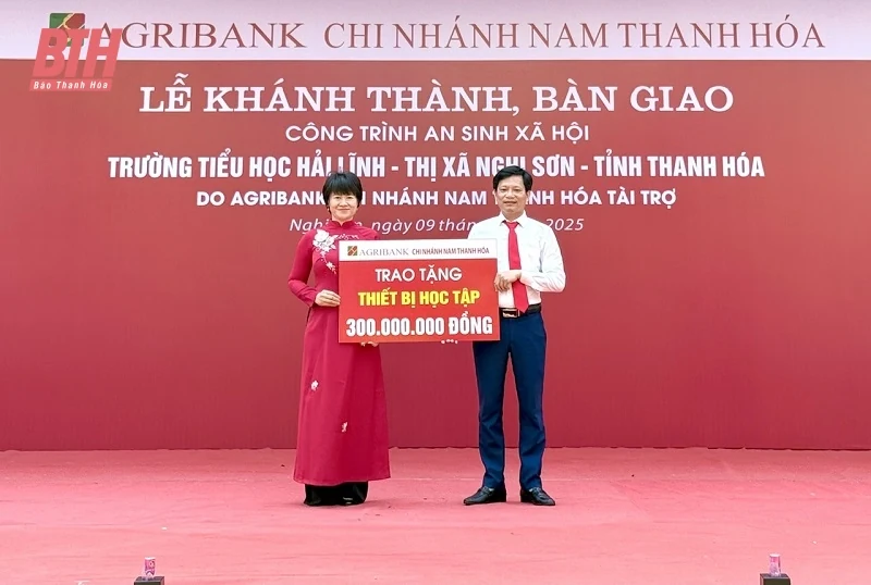 Khánh thành công trình trường tiểu học tại thị xã Nghi Sơn