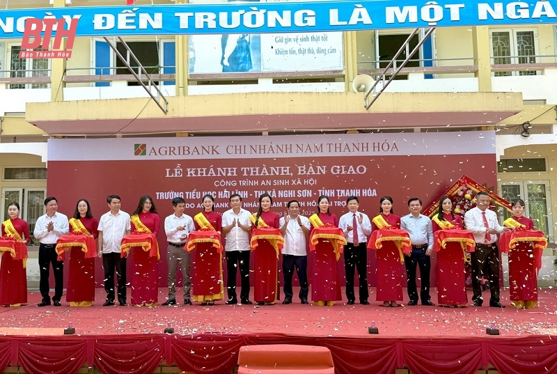 Khánh thành công trình trường tiểu học tại thị xã Nghi Sơn