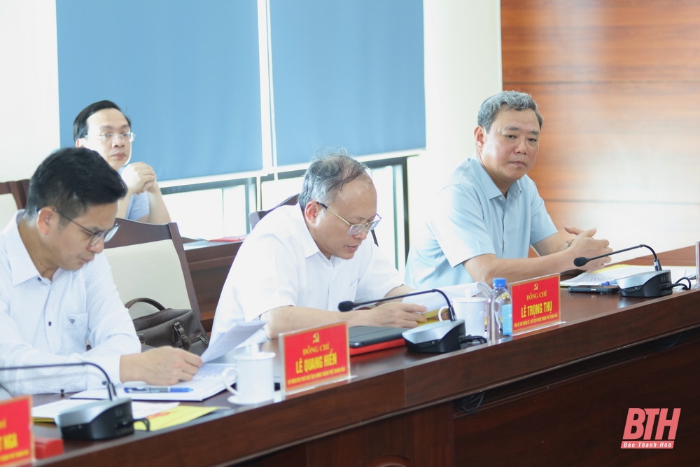 Bí thư Tỉnh ủy Nguyễn Doãn Anh làm m88 trang chủ với TP Thanh Hóa về chuẩn bị kết thúc đơn vị hành chính cấp huyện