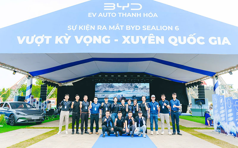 BYD Thanh Hóa ra mắt công nghệ đột phá và đại tiệc âm nhạc thăng hoa tại Quảng trường Lam Sơn