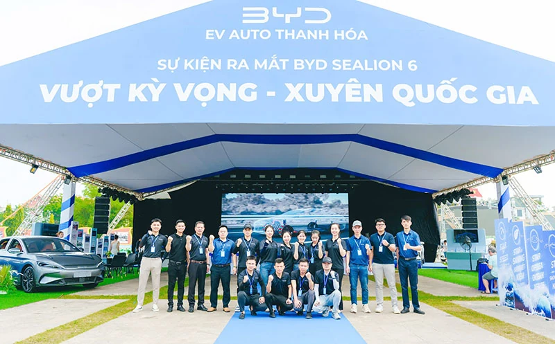 BYD Thanh Hóa ra mắt công nghệ đột phá và đại tiệc âm nhạc thăng hoa tại Quảng trường Lam Sơn