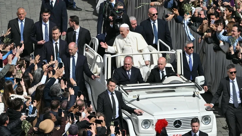 Chuyên xa của Giáo hoàng Francis trở thành phòng khám lưu động ở Gaza