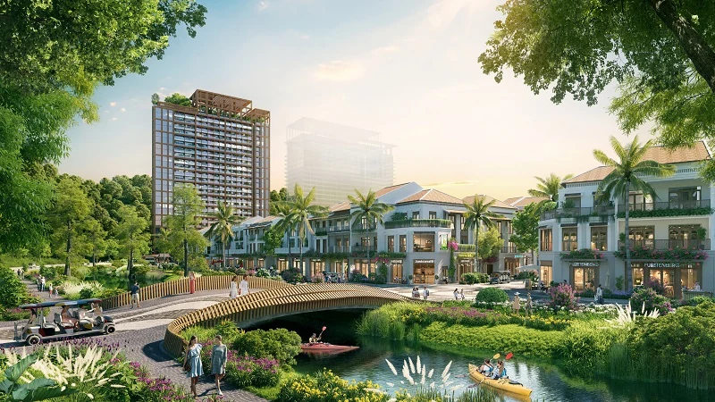 Thành phố Vịnh trung tâm Xanh Island: “Viên ngọc quý” giữa trung tâm Cát Bà