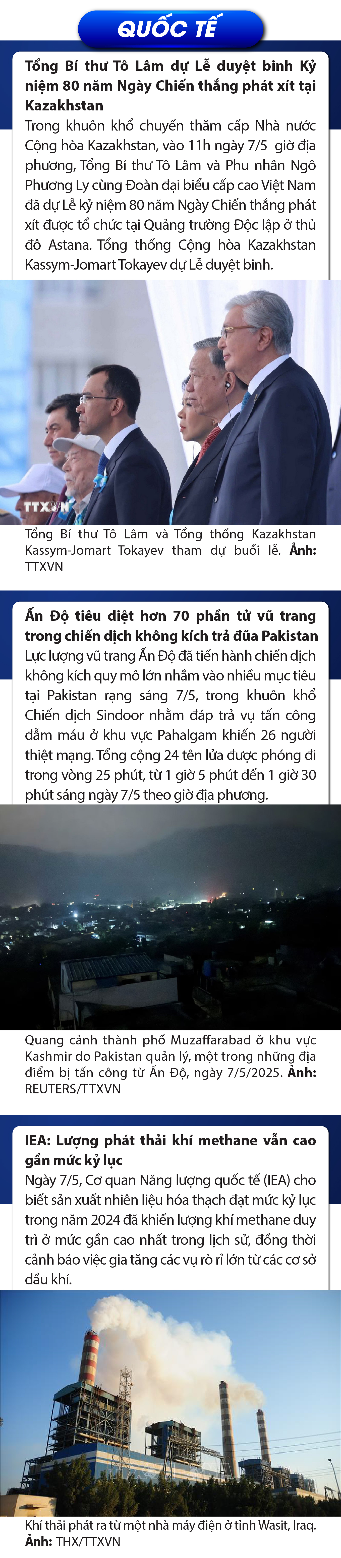 Sự kiện nổi bật m88 trang chủ, quốc tế ngày 7/5/2025