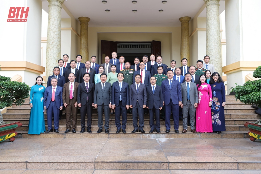 Hai tỉnh Thanh Hóa - Hủa Phăn hội đàm, ký kết thỏa thuận hợp tác năm 2025