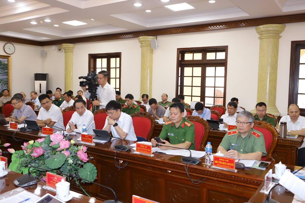 Ban Thường vụ link vào m88 bhki làm việc với Đoàn công tác Bộ Công an về chuyển đổi số