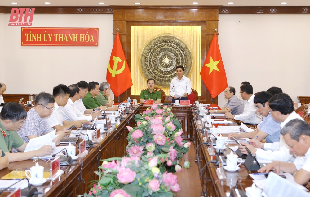 Ban Thường vụ link vào m88 bhki làm việc với Đoàn công tác Bộ Công an về chuyển đổi số
