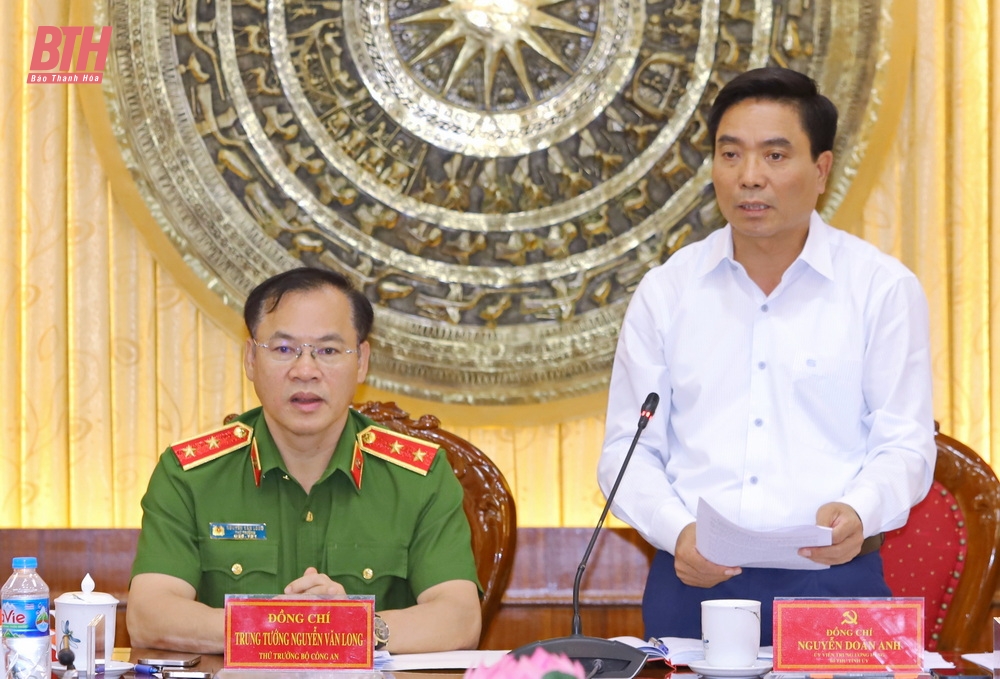 Ban Thường vụ link vào m88 bhki làm việc với Đoàn công tác Bộ Công an về chuyển đổi số