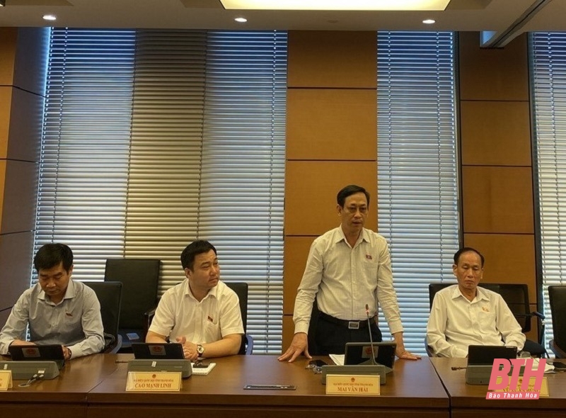 Đoàn ĐBQH Thanh Hoá tham gia góp ý vào các dự án luật