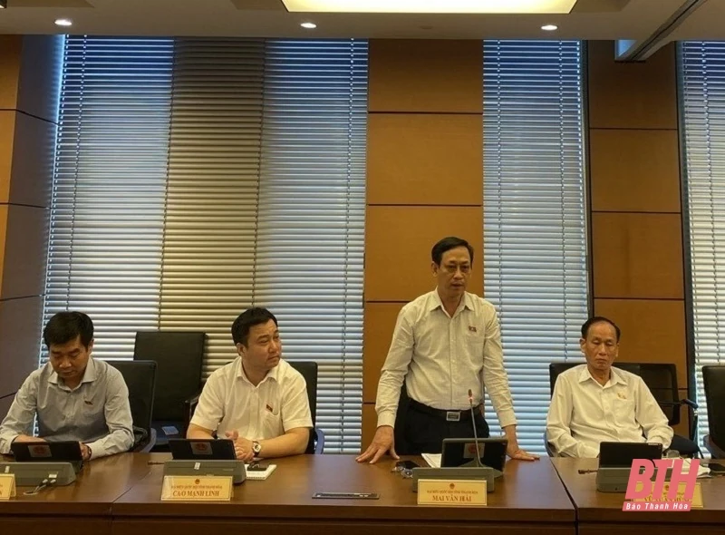 Đoàn ĐBQH Thanh Hoá tham gia góp ý vào các dự án luật