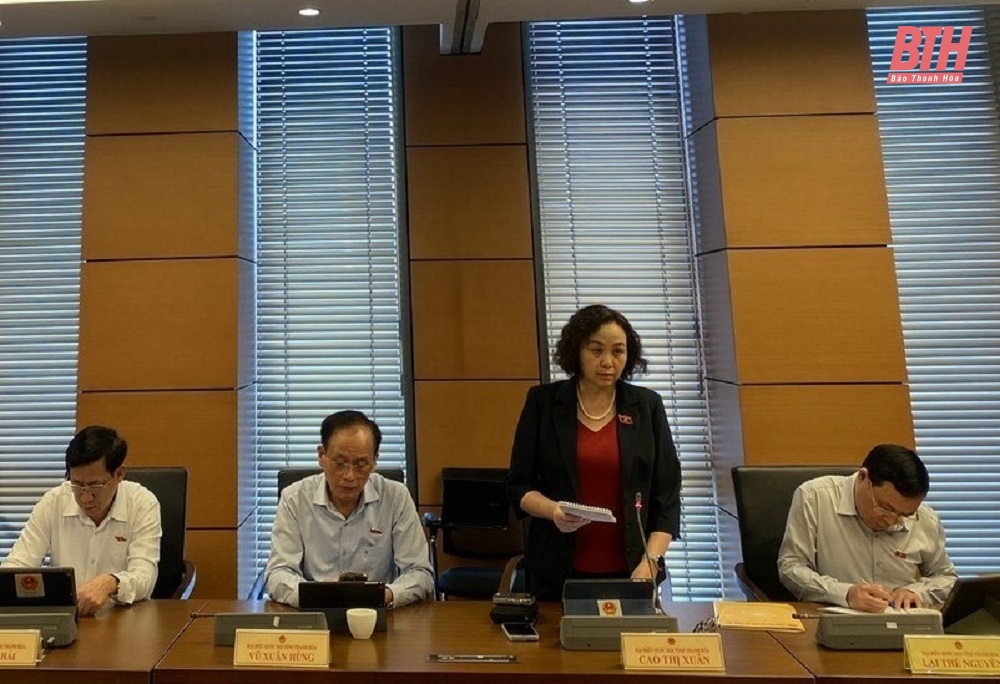 Kỳ họp thứ 9, Quốc hội khóa XV: Đoàn ĐBQH Thanh Hoá góp ý vào các dự án kèo nhà cái m88, dự thảo nghị quyết