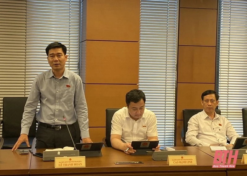 Đoàn ĐBQH Thanh Hoá tham gia góp ý vào các dự án luật, dự thảo nghị quyết