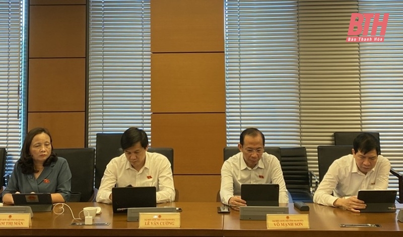 Đoàn ĐBQH Thanh Hóa tham gia góp ý vào các dự án luật 