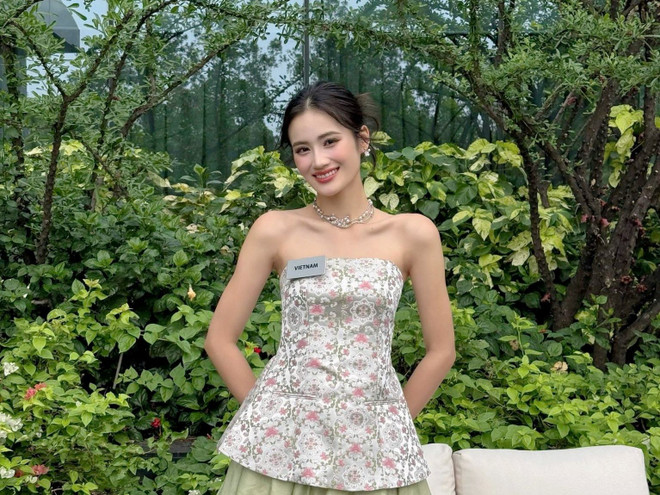 Ý Nhi thể hiện dấu ấn bản sắc Việt kèo nhà cái m88 qua thời trang tại Miss World