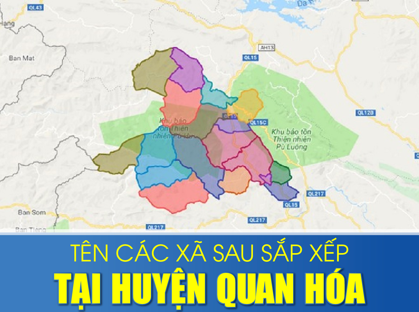Tên các xã sau sắp xếp tại huyện Quan m88 the thao