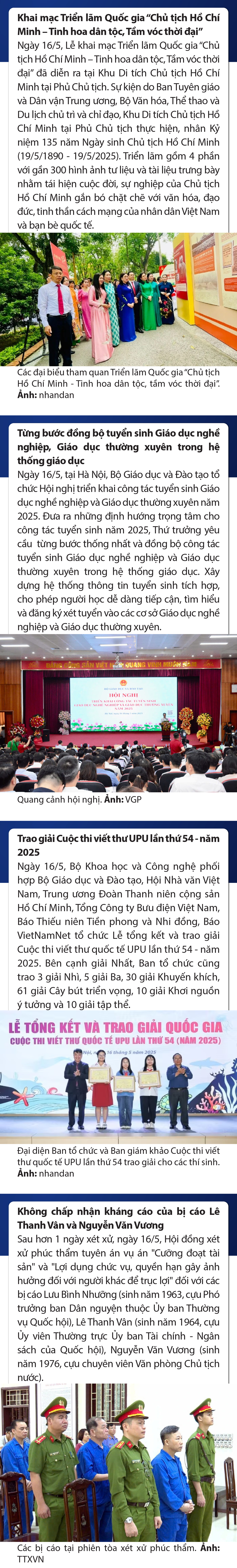 Sự kiện nổi bật trong m88 cá cược thể thao trực tuyến, quốc tế ngày 16/5/2025
