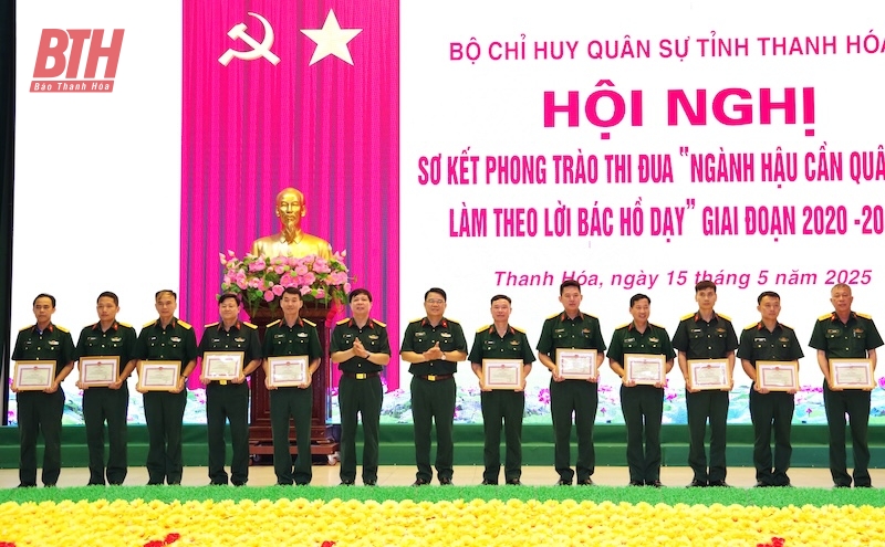Sơ kết phong trào thi đua “Ngành Hậu cần Quân đội làm theo lời Bác Hồ dạy” giai đoạn 2020-2025