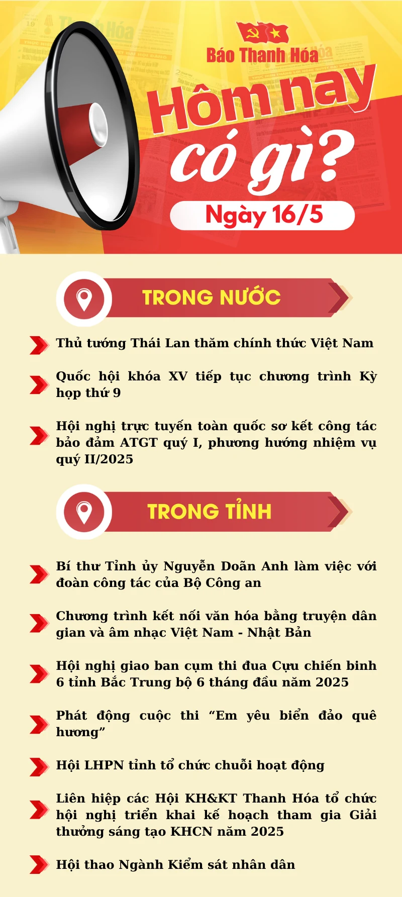 nhà cái m88 có gì? - Sự kiện nổi bật ngày 16/5/2025