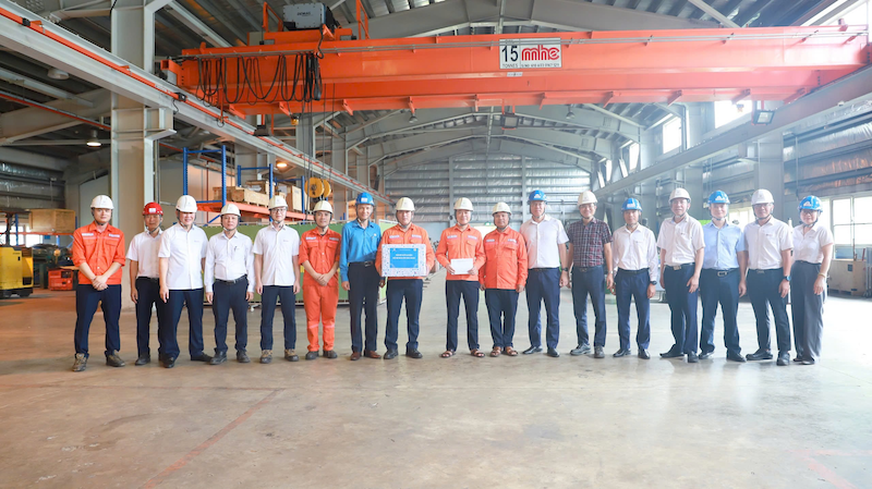 Đoàn công tác Tổng m88 link mới nhất Phát điện 1 thăm và làm việc tại m88 link mới nhất Nhiệt điện Nghi Sơn