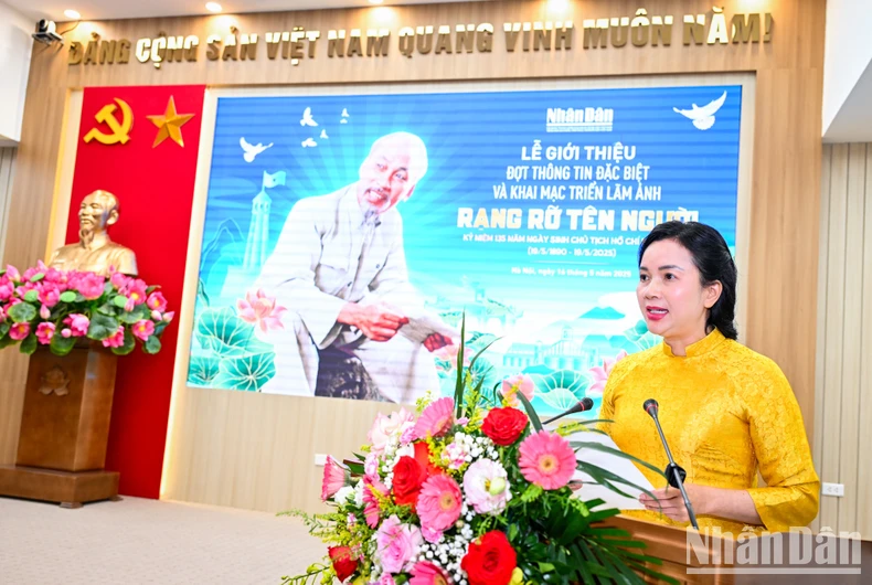 Báo Nhân Dân khai mạc triển lãm và ra mắt ấn phẩm đặc biệt kỷ niệm 135 năm Ngày sinh Chủ tịch Hồ Chí Minh