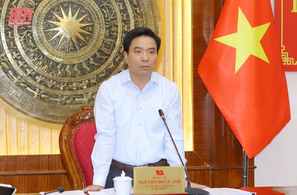 Ban Thường vụ Tỉnh ủy đánh giá kết quả thực hiện các công việc liên quan đến sắp xếp đơn vị hành chính cấp xã