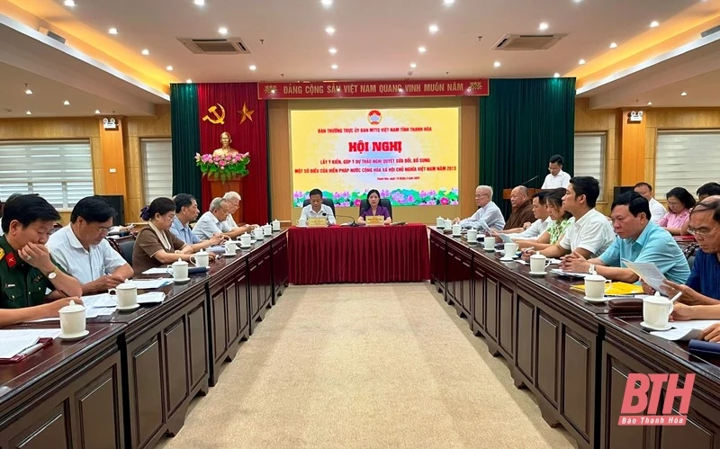 Lấy ý kiến, góp ý Dự thảo Nghị quyết sửa đổi, bổ sung một số điều m88 the thao Hiến pháp 2013
