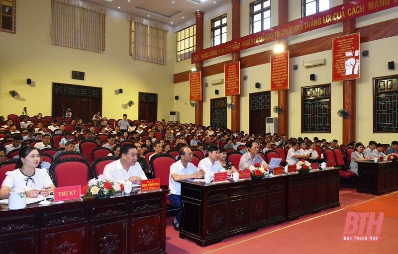 Tổ đại biểu HĐND tỉnh tiếp xúc cử tri huyện Hà Trung