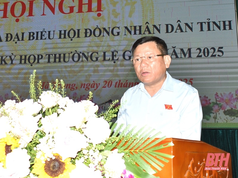Tổ đại biểu HĐND tỉnh tiếp xúc cử tri huyện Hà Trung
