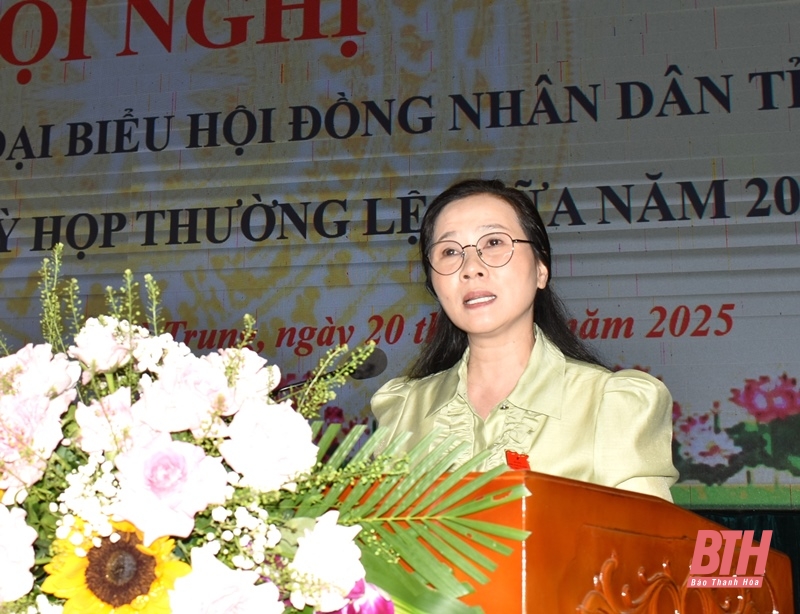 Tổ đại biểu HĐND tỉnh tiếp xúc cử tri huyện Hà Trung
