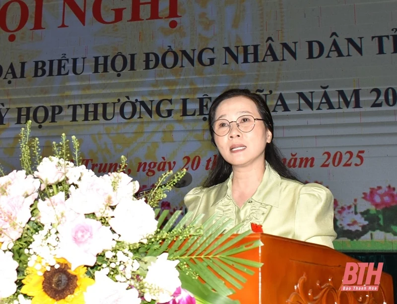 Tổ đại biểu HĐND tỉnh tiếp xúc cử tri huyện Hà Trung