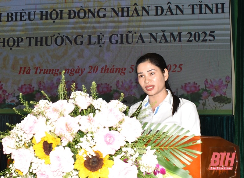 Tổ đại biểu HĐND tỉnh tiếp xúc cử tri huyện Hà Trung