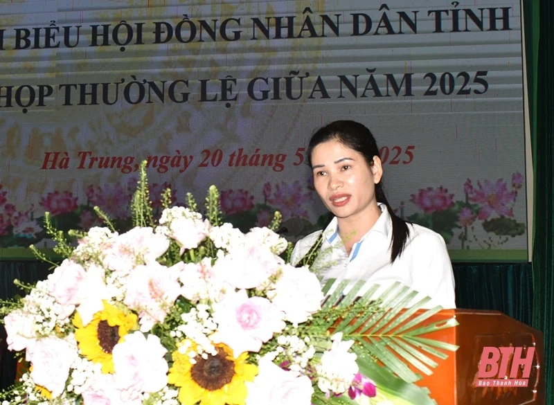 Tổ đại biểu HĐND tỉnh tiếp xúc cử tri huyện Hà Trung