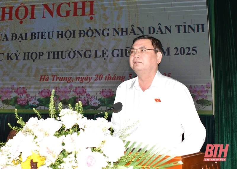 Tổ đại biểu HĐND tỉnh tiếp xúc cử tri huyện Hà Trung