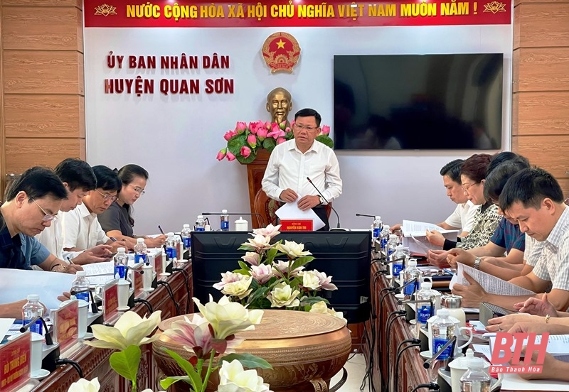 Huyện Quan Sơn cần bố trí cán bộ, công chức đảm bảo đúng người, đúng việc để phát huy được năng lực, sở trường của cán bộ