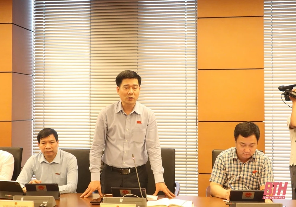 Kỳ họp thứ 9, Quốc hội khóa XV: Đoàn ĐBQH Thanh Hoá tham gia góp ý vào m88 link mới nhất dự thảo nghị quyết