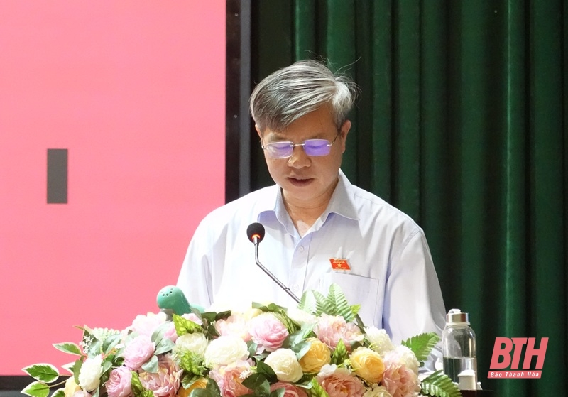 Cử tri huyện Như Thanh kiến nghị bố trí nguồn kinh phí cho 44 hộ đang sinh sống trong vùng ngập nước của lòng hồ sông Mực ra khu tái định cư