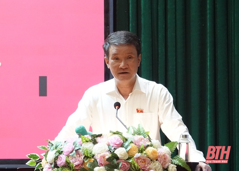 Cử tri huyện Như Thanh kiến nghị bố trí nguồn kinh phí cho 44 hộ đang sinh sống trong vùng ngập nước của lòng hồ sông Mực ra khu tái định cư