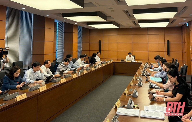 Đoàn ĐBQH Thanh Hóa tham gia góp ý về tình hình thực hiện kế hoạch phát triển kinh tế - xã hội và ngân sách nhà nước những tháng đầu năm 2025
