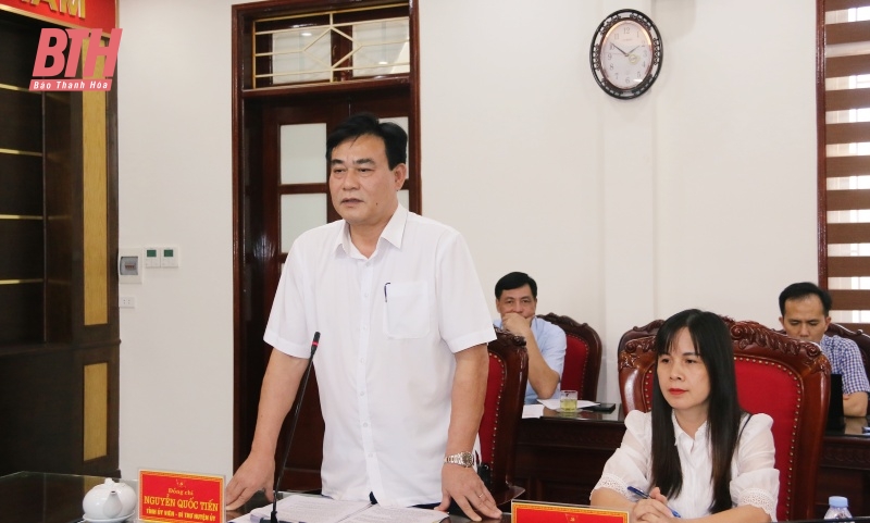 Kiểm tra, đôn đốc việc triển khai sắp xếp đơn vị hành chính cấp xã; hỗ trợ xây dựng nhà ở cho hộ nghèo tại huyện Quảng Xương