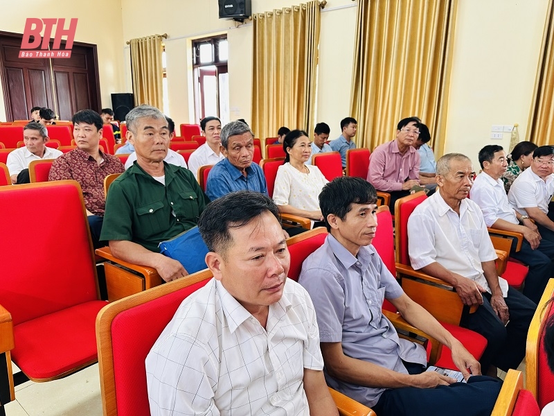 Cử tri Nông Cống đề xuất nhiều vấn đề liên quan đến quy hoạch, đầu tư các công trình hạ tầng thiết yếu
