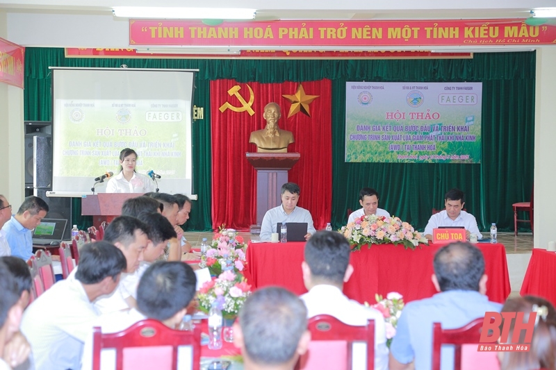 Đánh giá kết quả bước đầu và triển khai chương trình sản xuất lúa giảm phát thải nhà kính tại Thanh Hóa