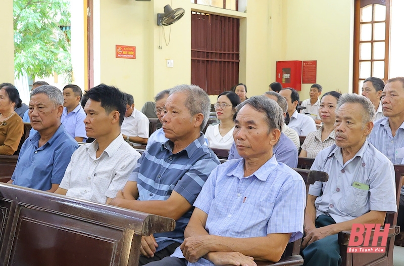 Cử tri huyện Thiệu kèo nhà cái m88 đề nghị có chính sách đối với cán bộ chuyên trách cấp xã khi sắp xếp lại đơn vị hành chính