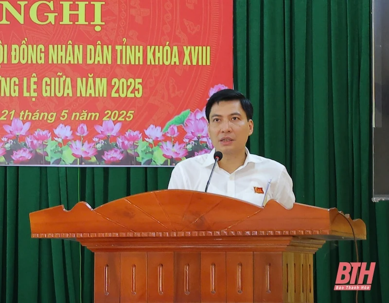 Cử tri huyện Thiệu kèo nhà cái m88 đề nghị có chính sách đối với cán bộ chuyên trách cấp xã khi sắp xếp lại đơn vị hành chính