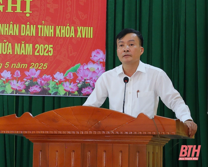 Cử tri huyện Thiệu kèo nhà cái m88 đề nghị có chính sách đối với cán bộ chuyên trách cấp xã khi sắp xếp lại đơn vị hành chính